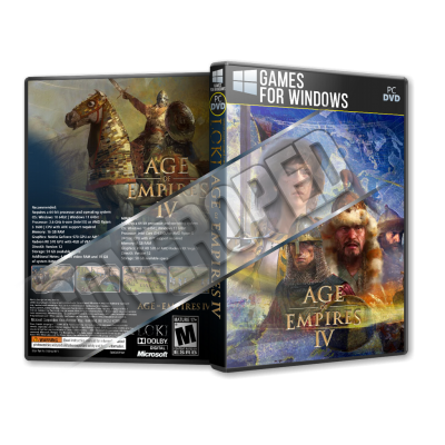 Age of Empires IV Pc Game Türkçe Dvd Cover Tasarımı